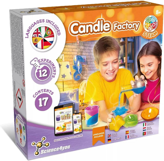 Candle Factory - Kit de bougies pour enfants Jouet créatif par Science4you Cadeaux & Trésors By SIFENNASR.S