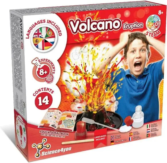 Éruption volcanique - Jouet éducatif par Science4you - Cadeaux & Trésors By SIFENNASR.S