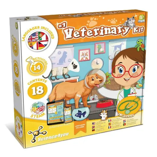 Mon premier kit vétérinaire - Jouet éducatif pour enfants (7 langues) Science4you - Cadeaux & Trésors By SIFENNASR.S