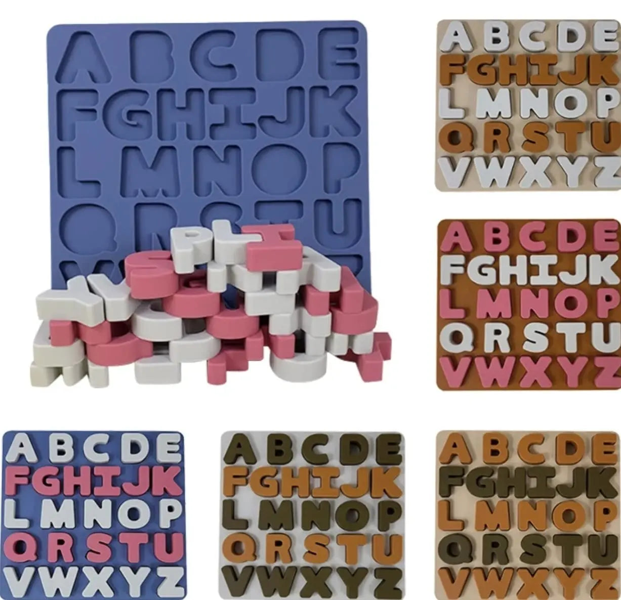 Puzzle Alphabet en silicone - Cadeaux & Trésors By SIFENNASR.S